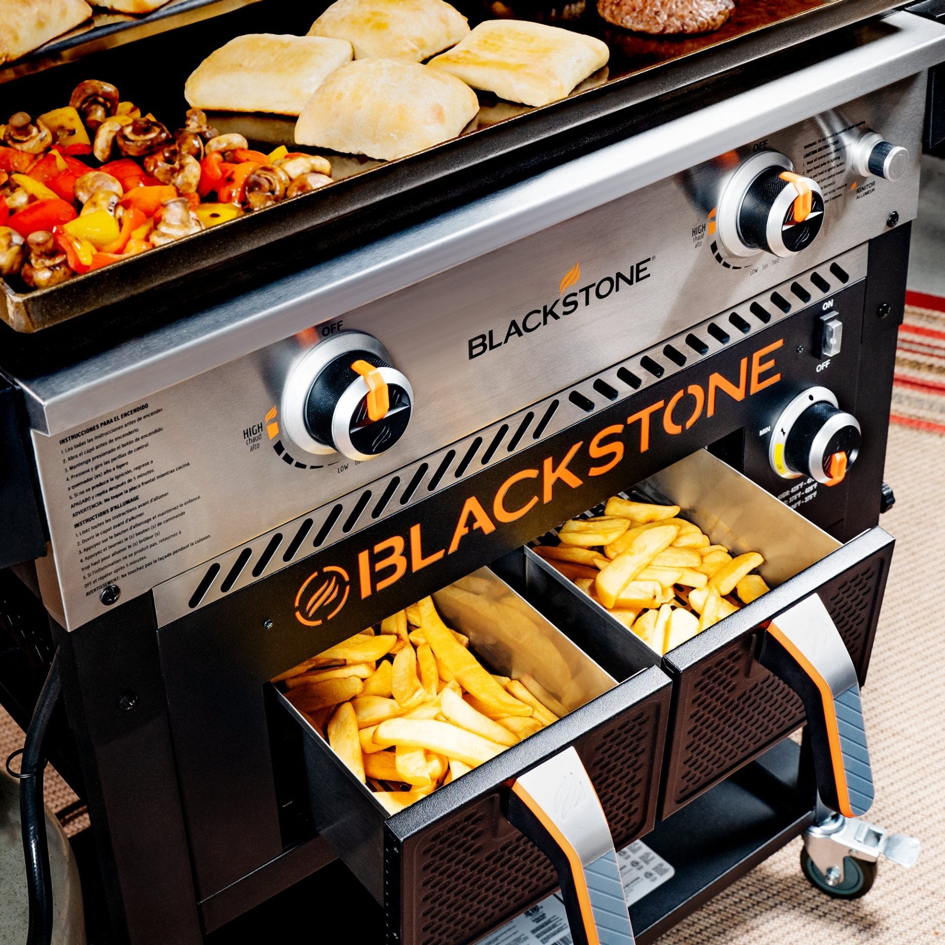 Blackstone 28“ Griddle Grillstation mit Airfryer