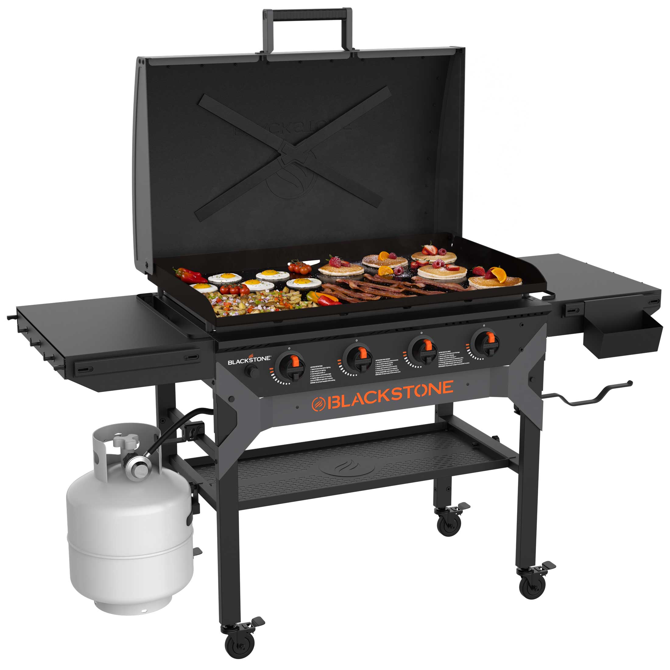 Blackstone 36" Iron Forged Griddle mit 4 Brennern inkl. Deckel